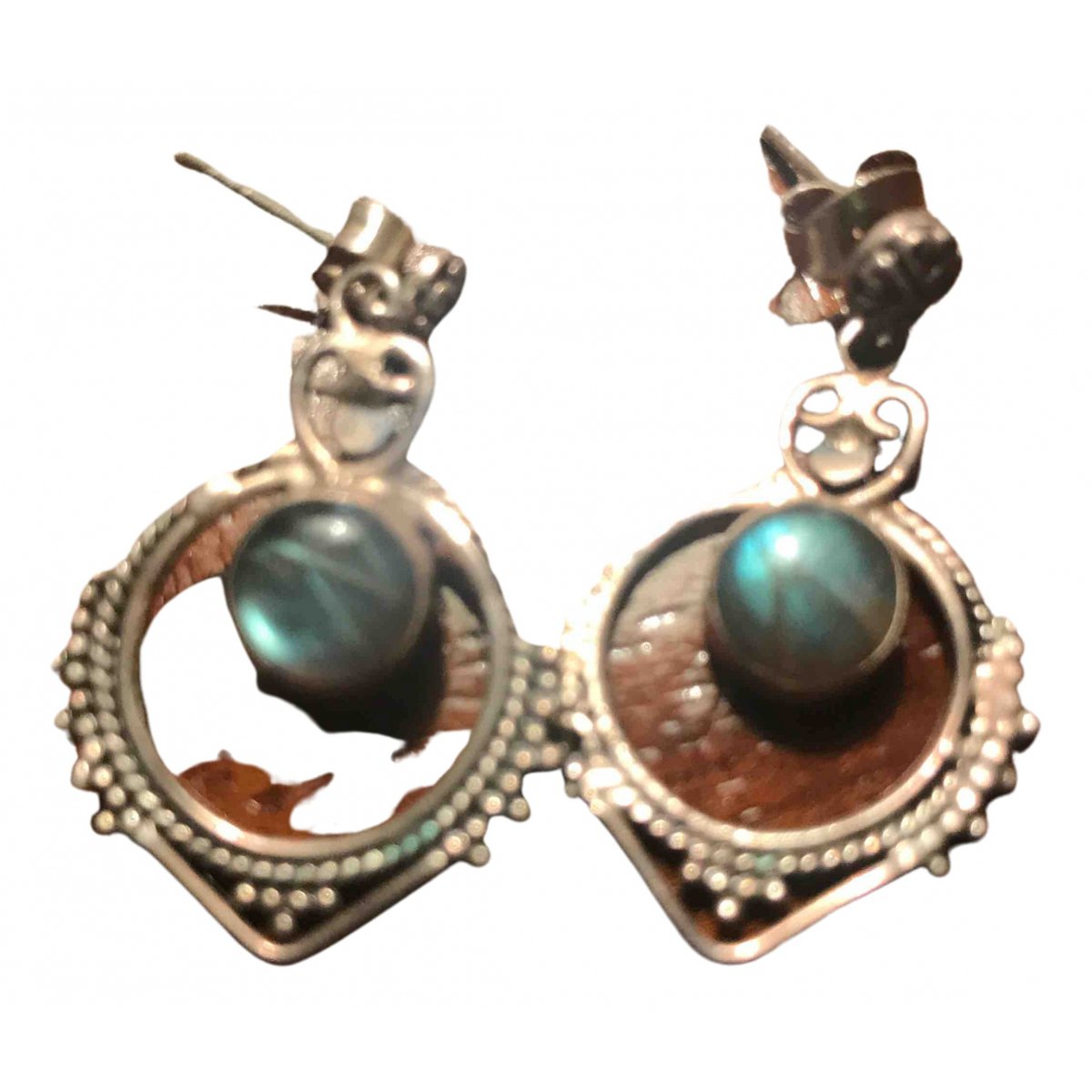 Aigues-Marines silver earrings