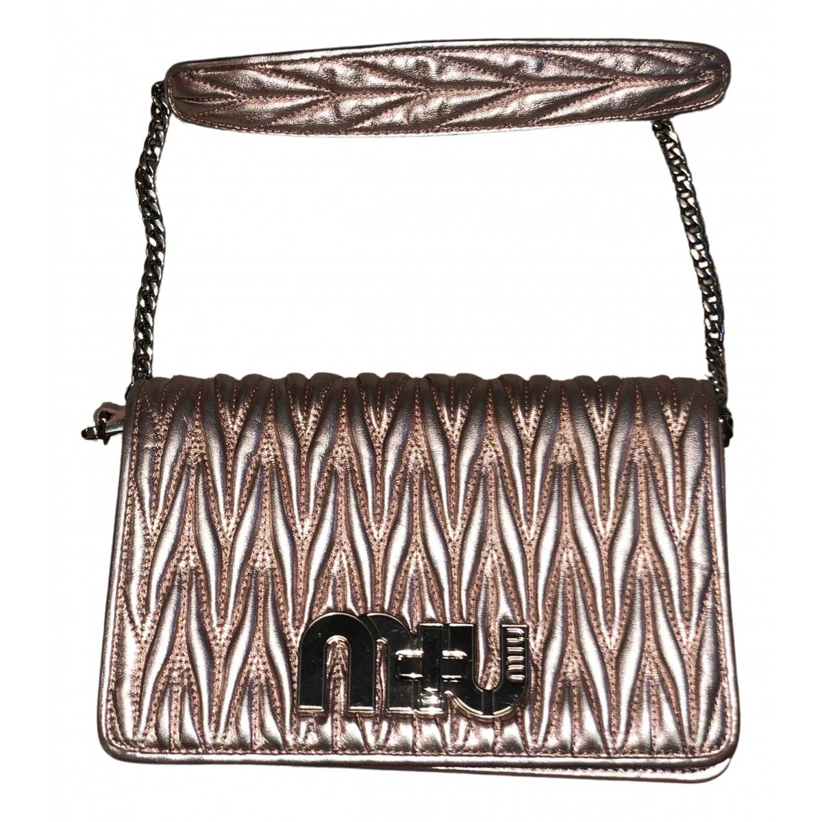 Miu delice leather crossbody bag