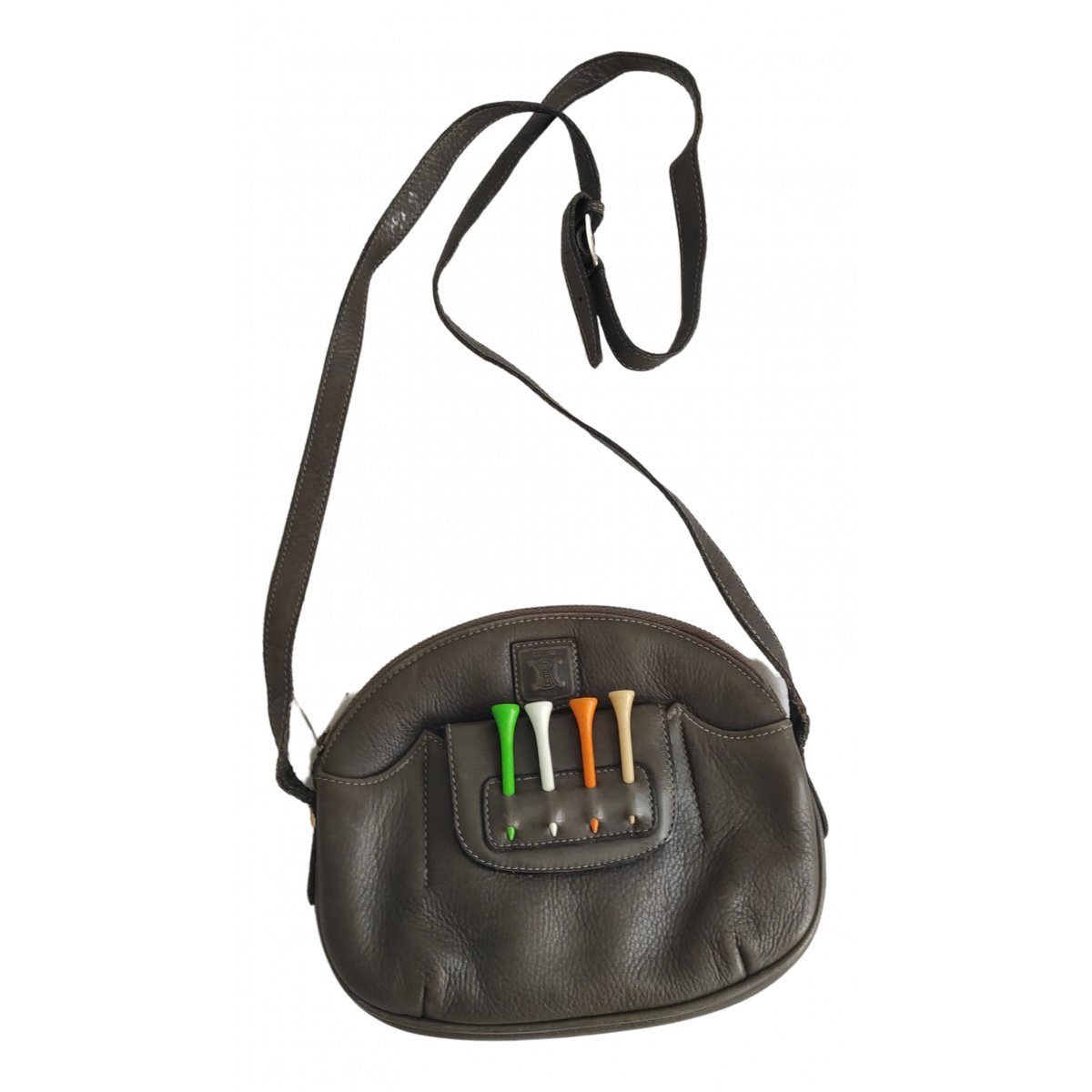 Triomphe leather crossbody bag