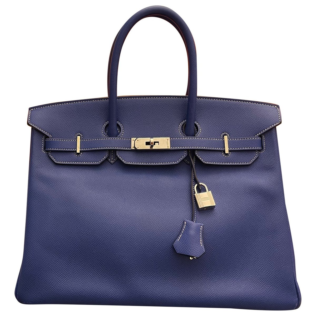 Birkin 35 leather handbag
