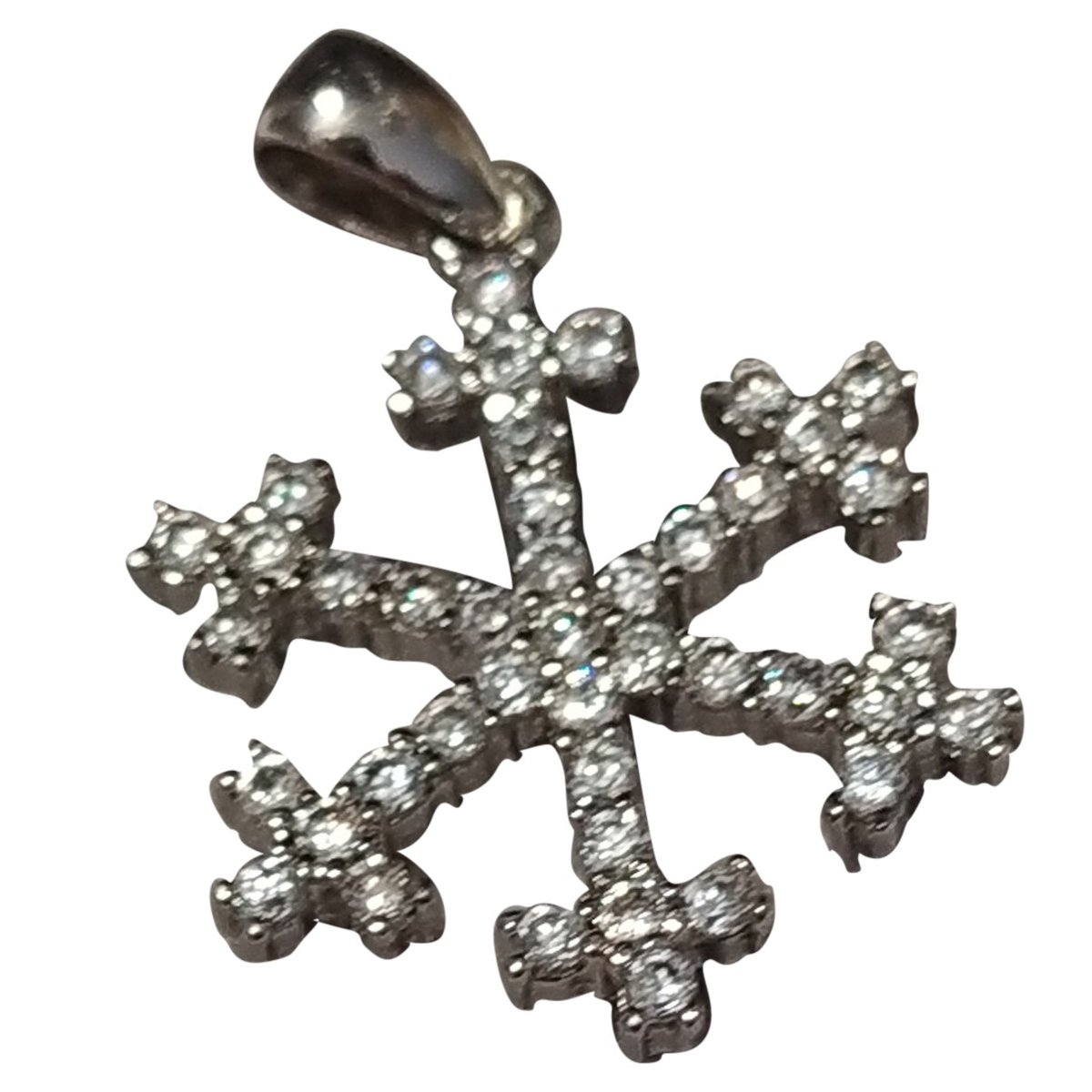 Motifs Etoiles silver pendant