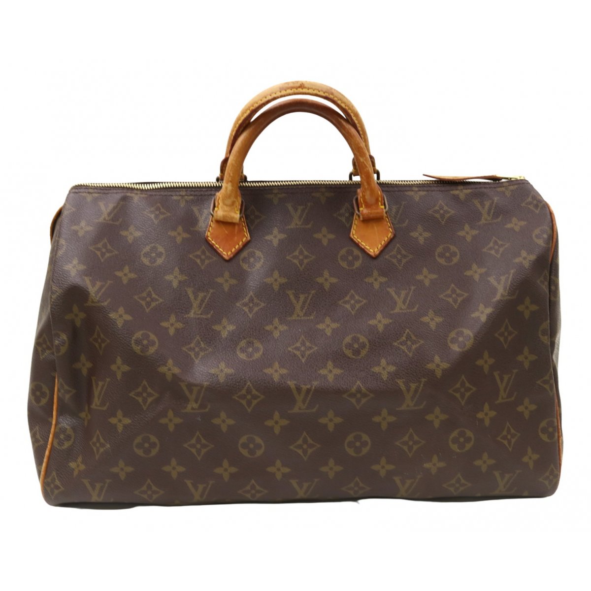 Speedy leather handbag