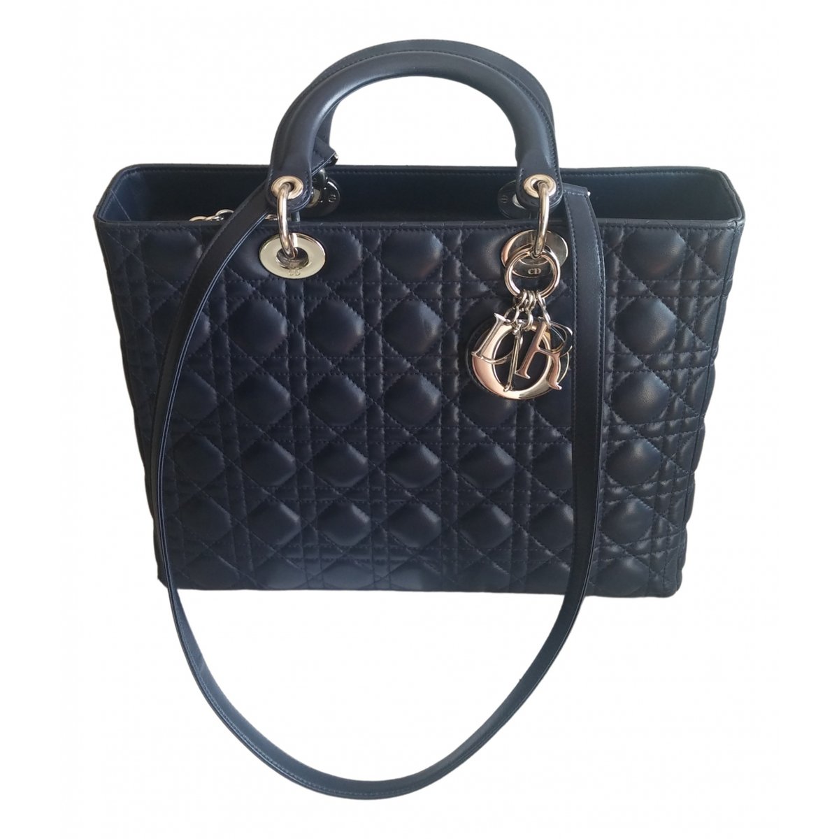 Lady Dior leather handbag