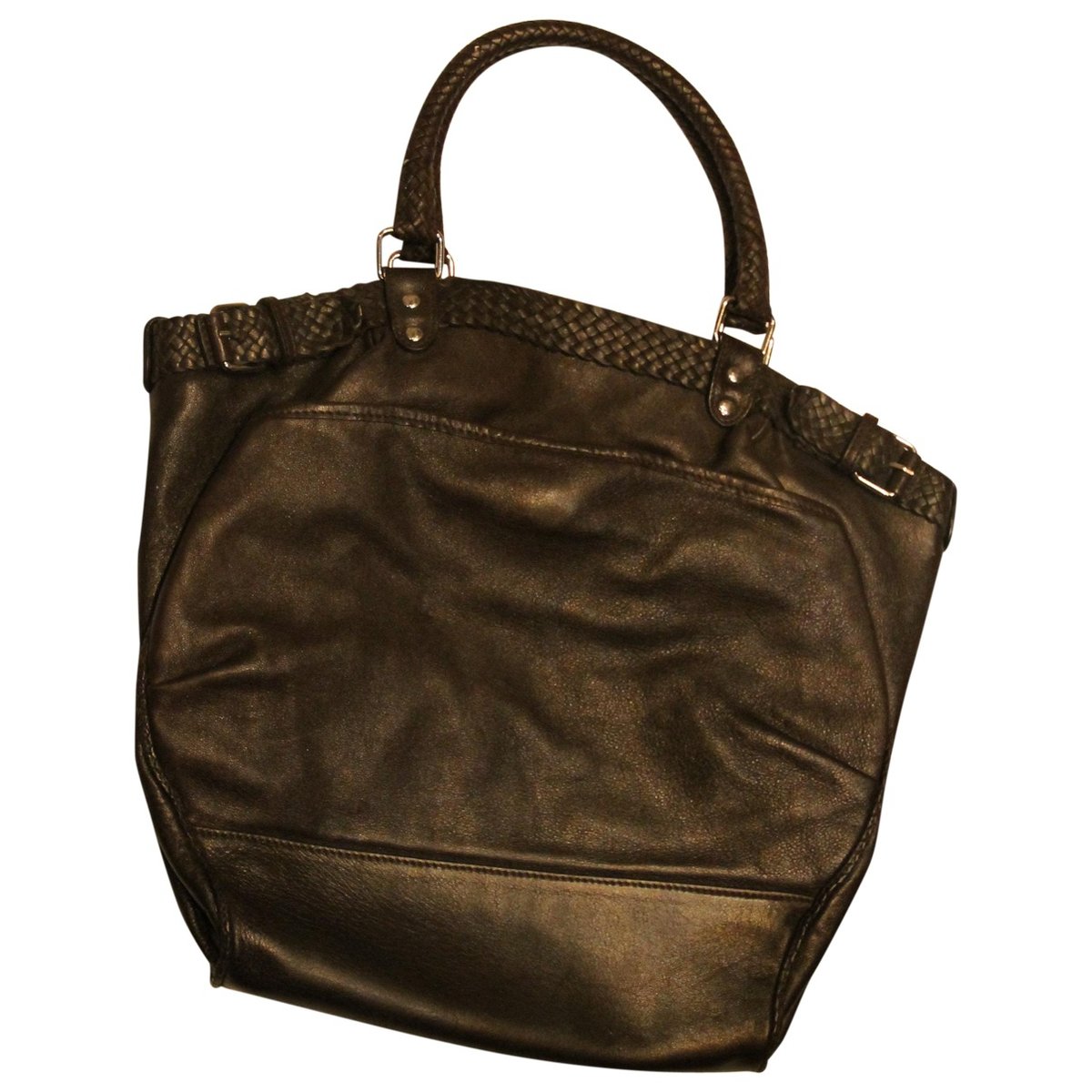 Lune leather handbag