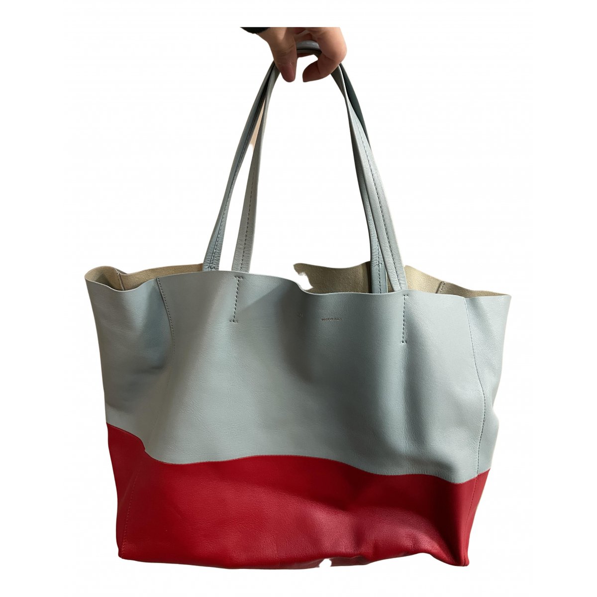 Cabas Horizotal leather bag