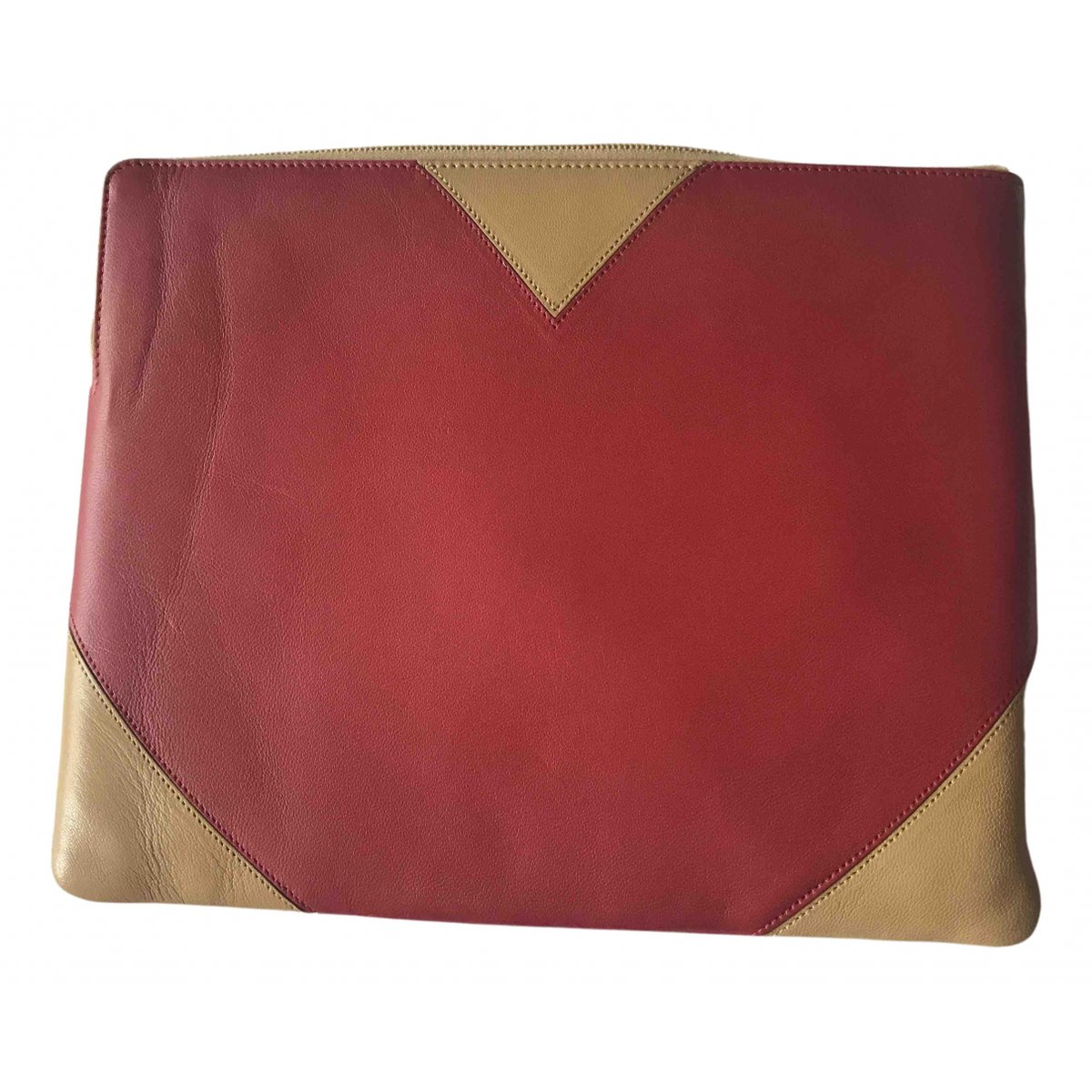 Classic leather clutch bag