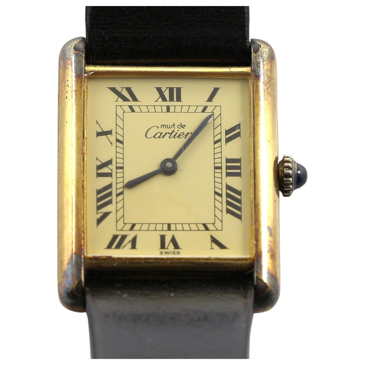 Tank Louis Cartier silver watch