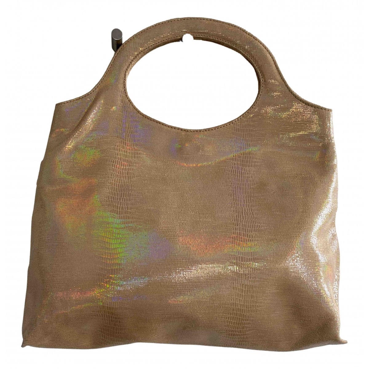 Patent leather tote