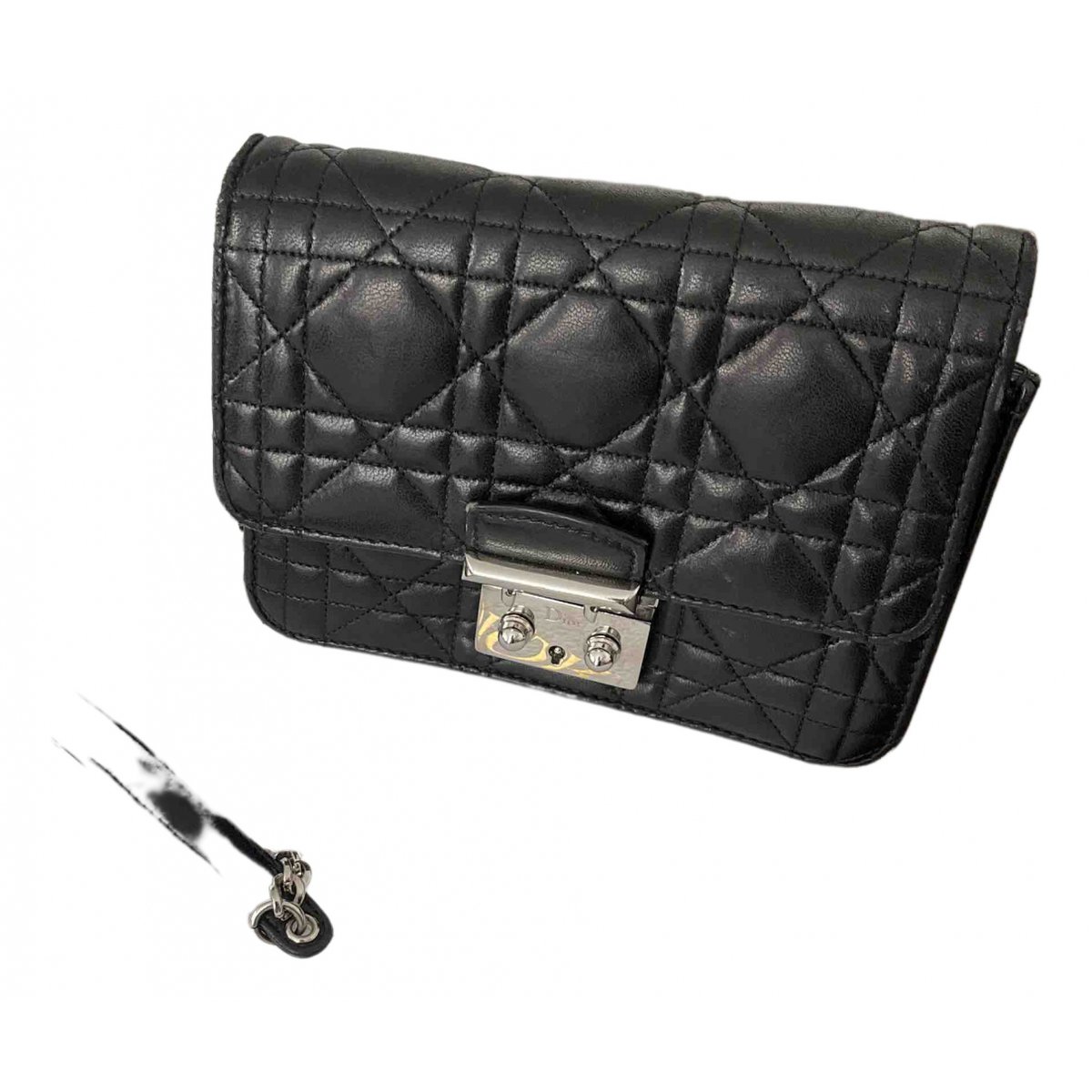 Miss Dior leather crossbody bag