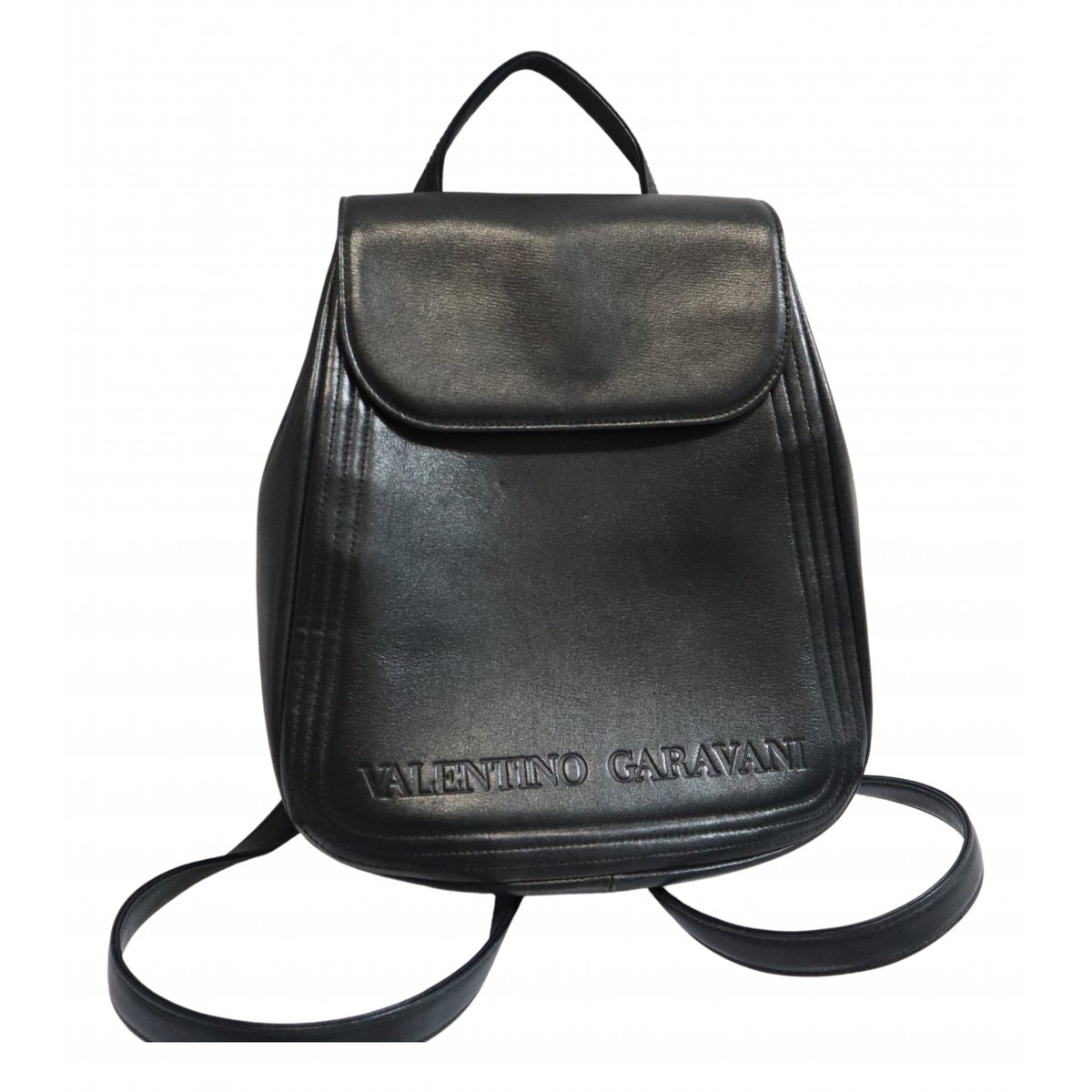Glam Lock leather backpack