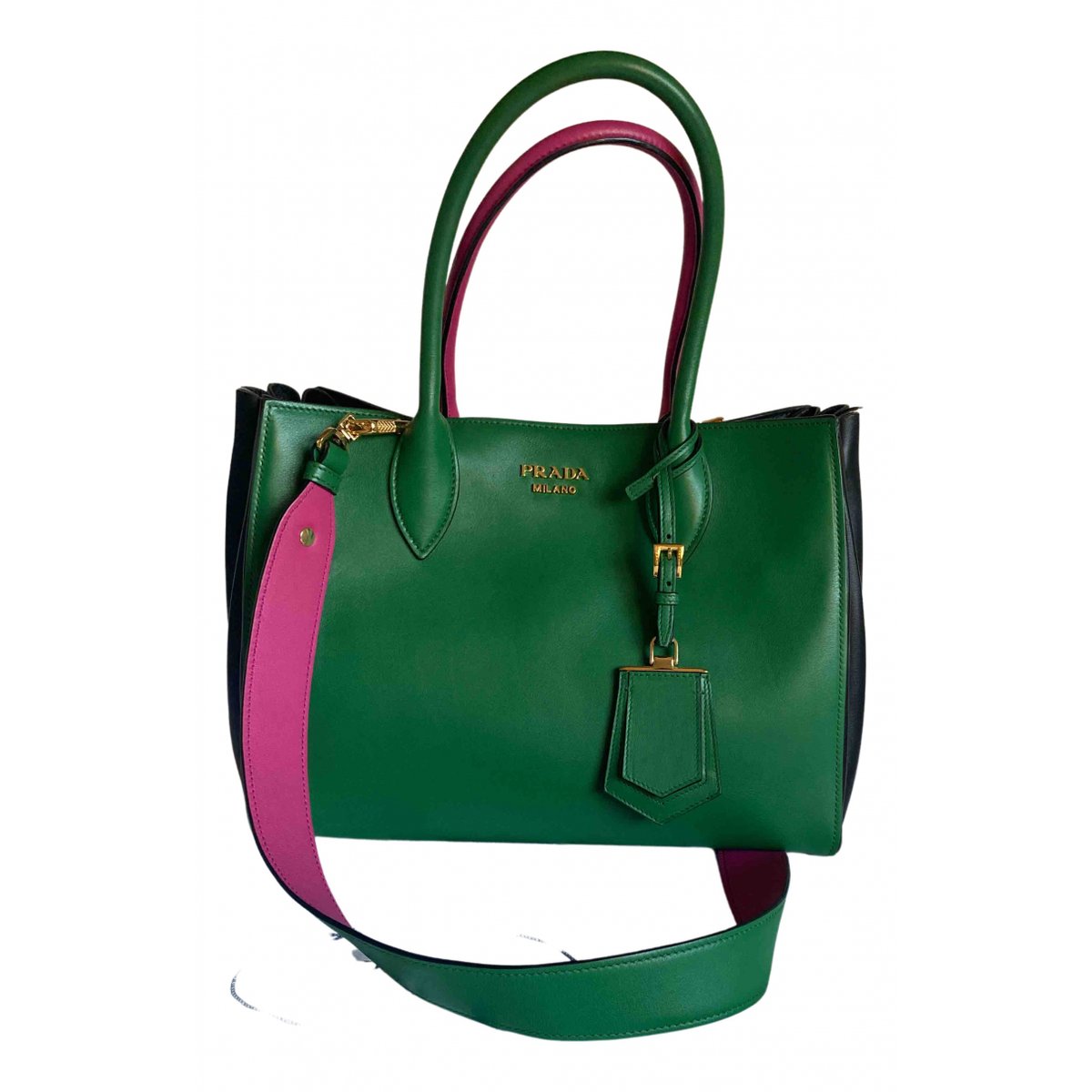 Bibliothèque leather handbag