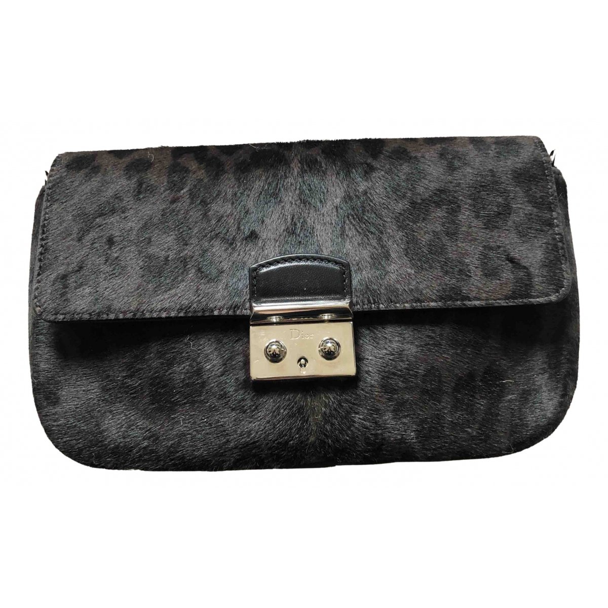 Miss Dior pony-style calfskin clutch bag