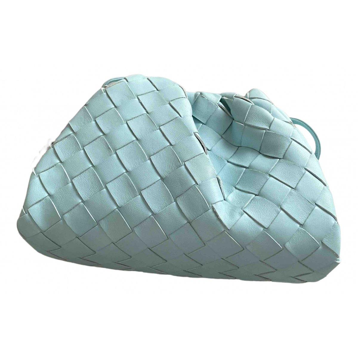 Pouch leather clutch bag