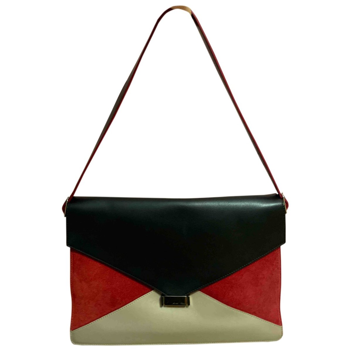 Diamond Clutch leather bag