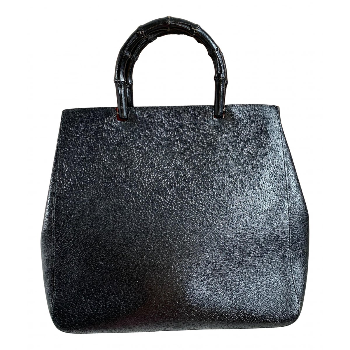 Bamboo leather handbag