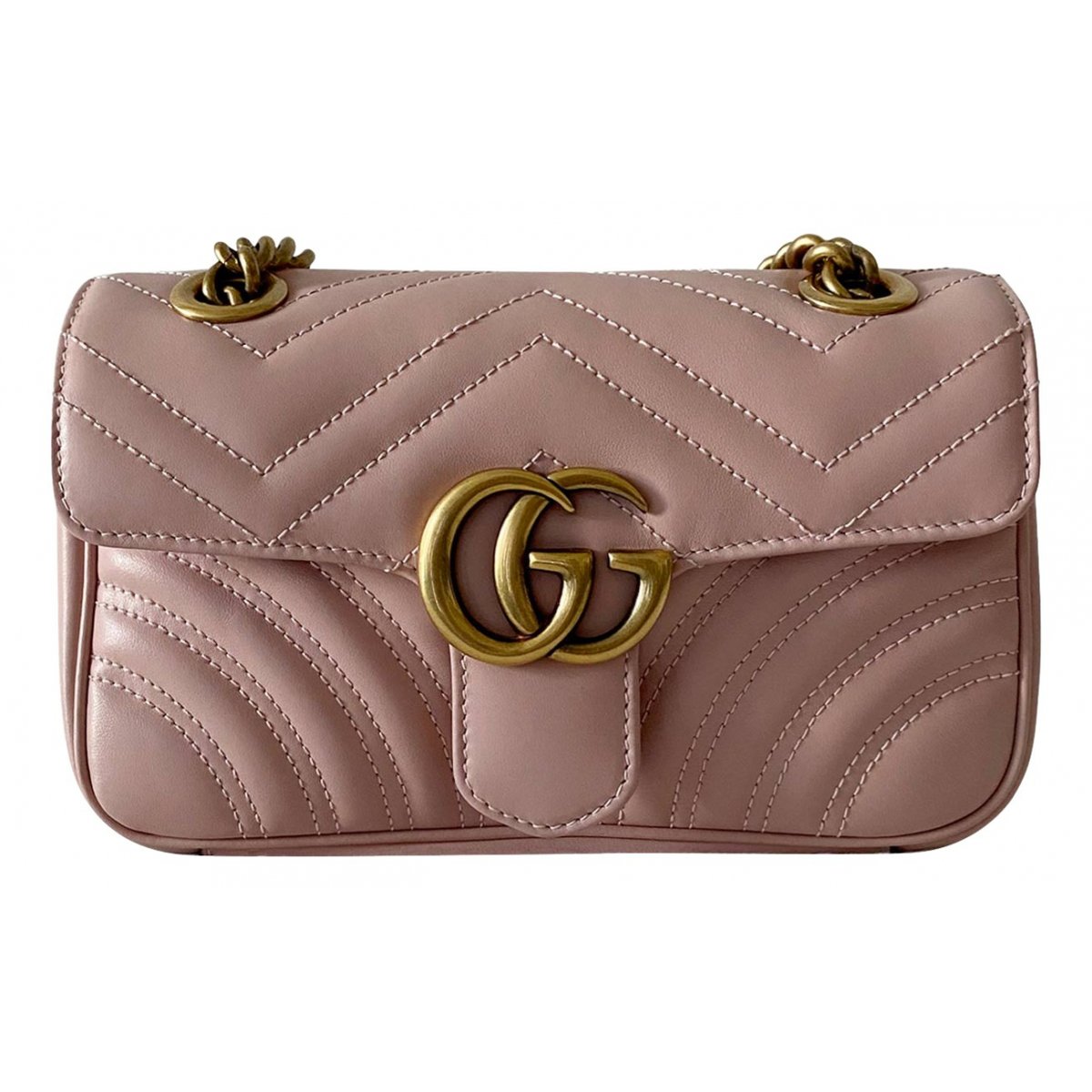 GG Marmont Flap leather crossbody bag