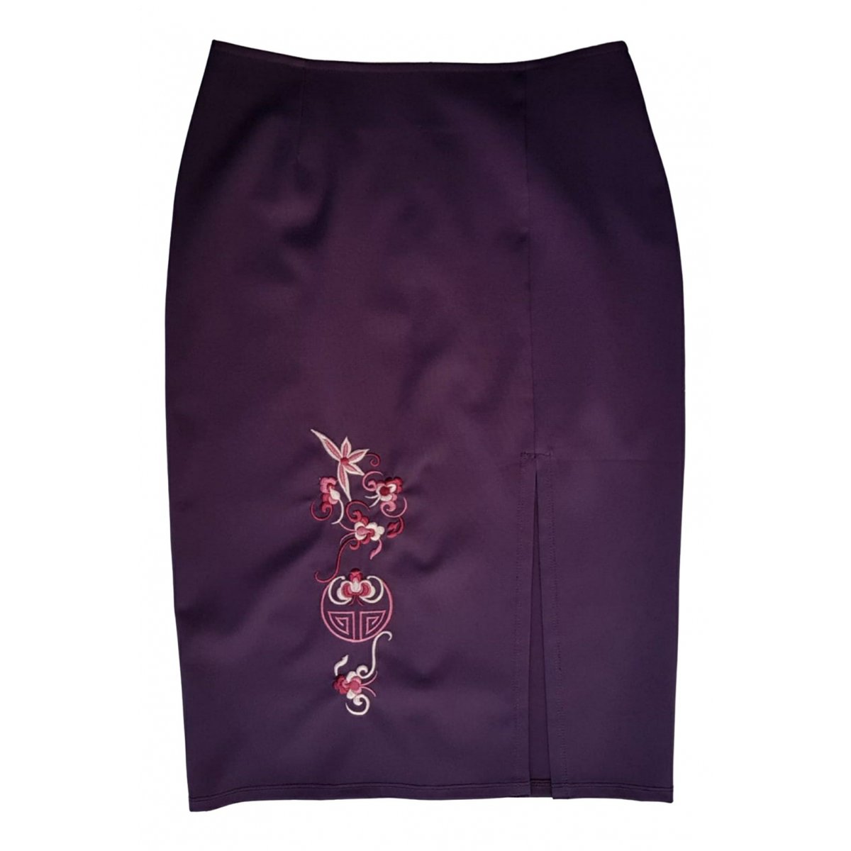 Taille haute mid-length skirt