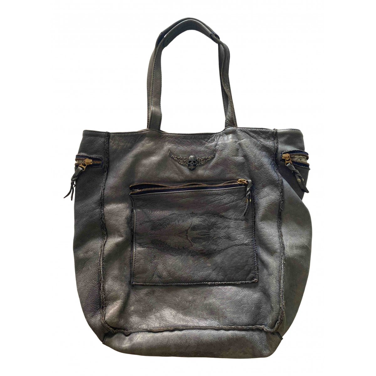 Daily leather handbag