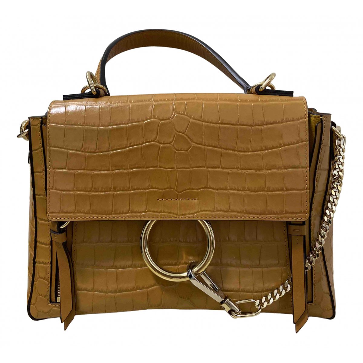 Faye leather handbag