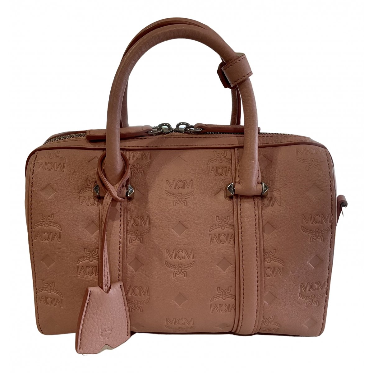 Boston leather handbag