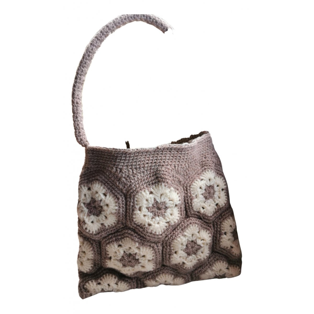 Crochet wool handbag