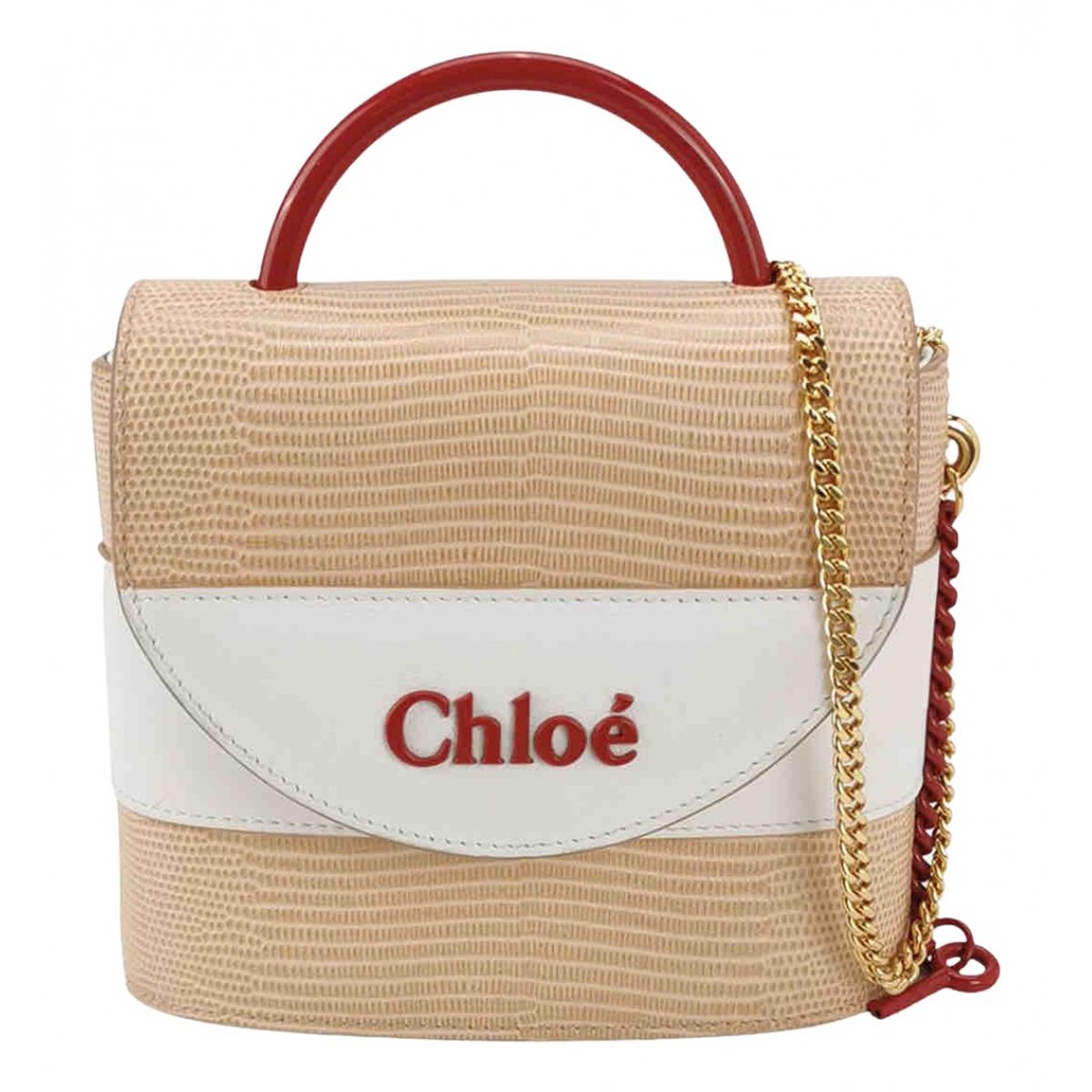 Aby Lock leather handbag