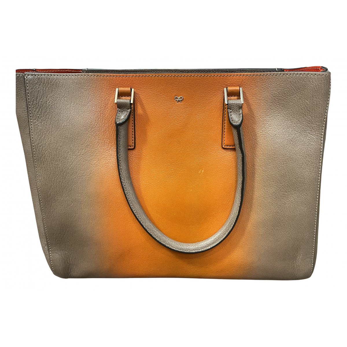 Leather tote