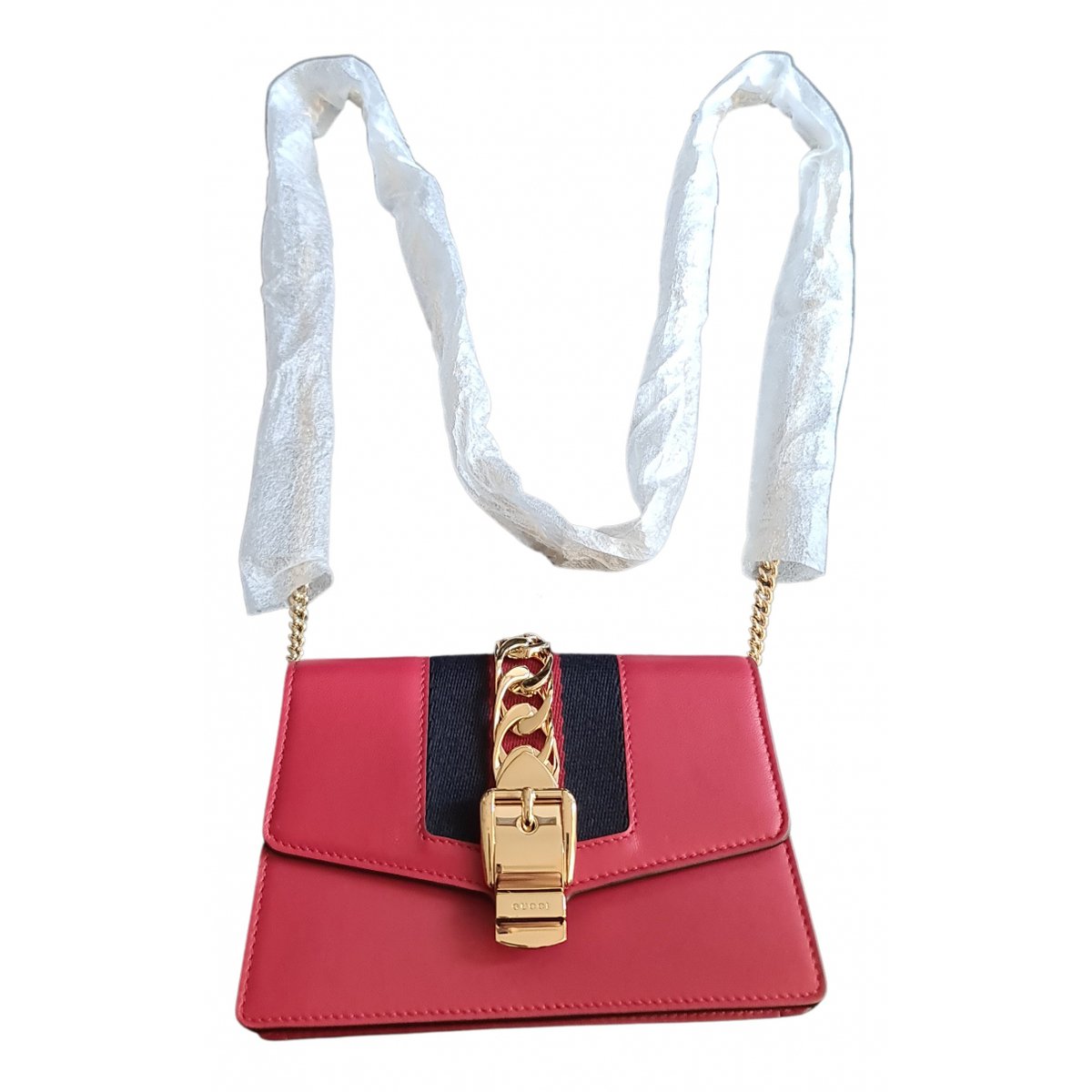 Sylvie Chain leather crossbody bag