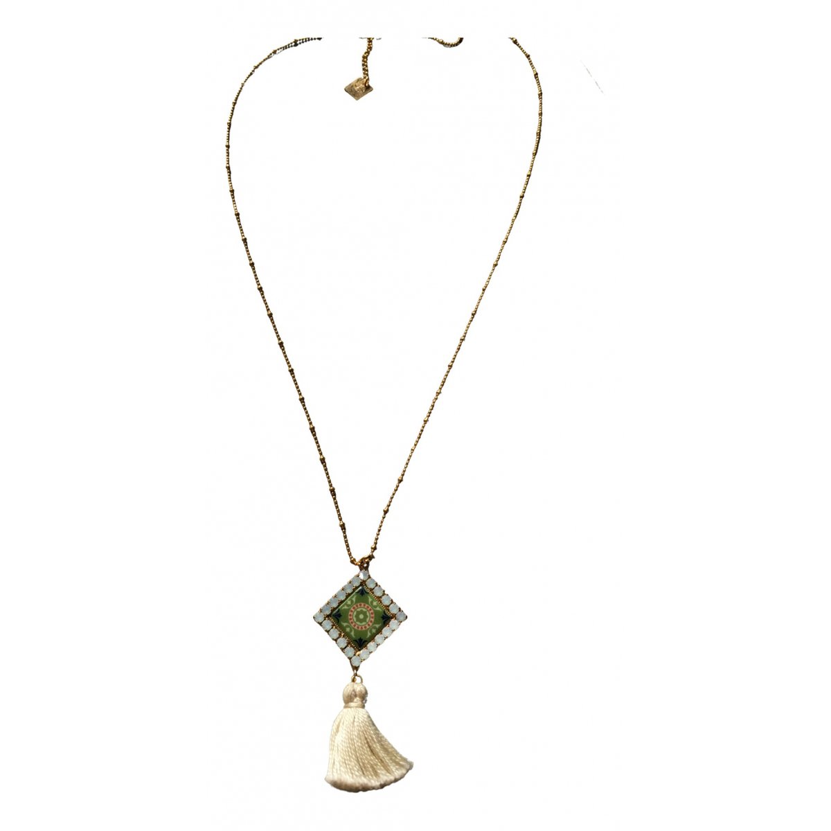 Chaînes ceramic necklace