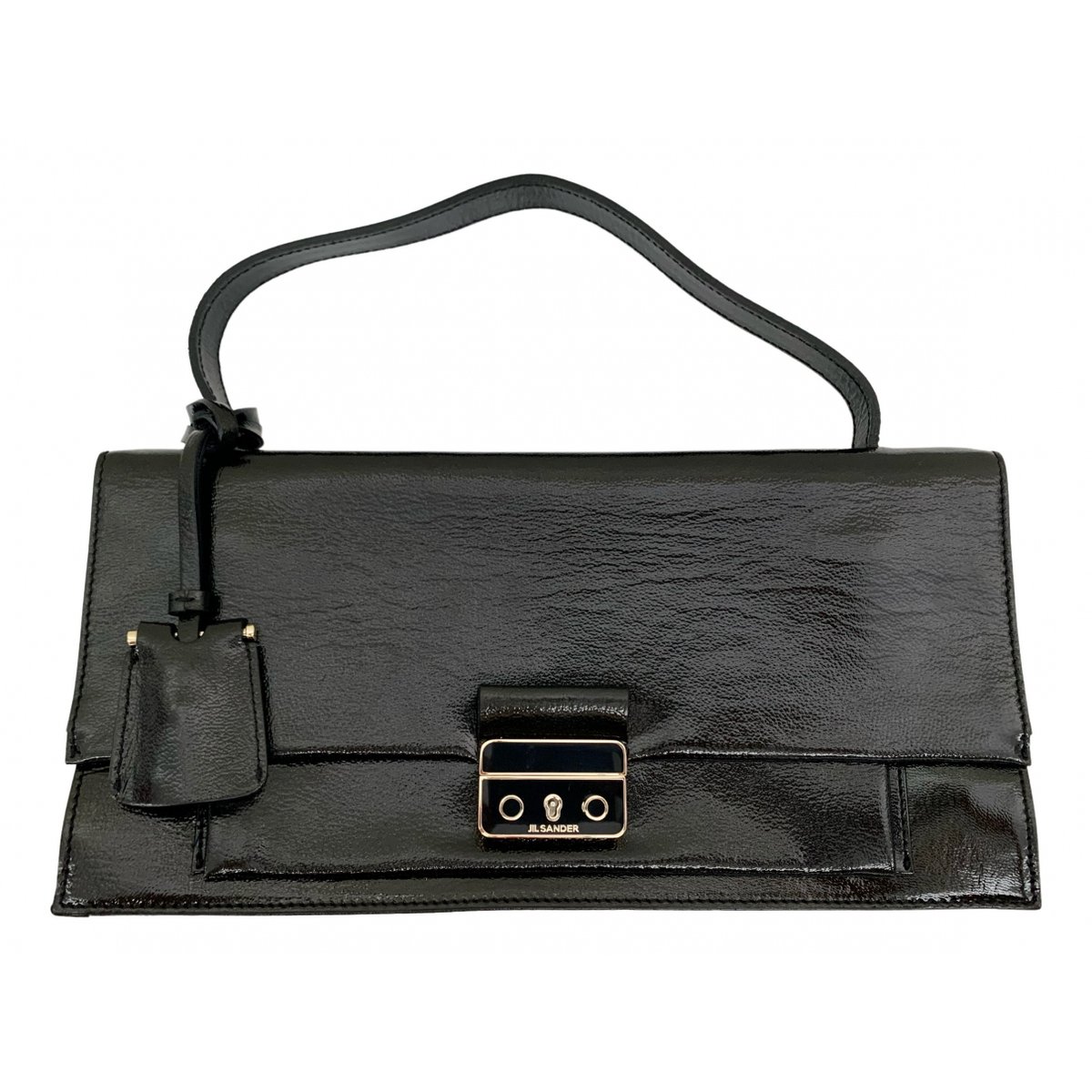 Patent leather handbag