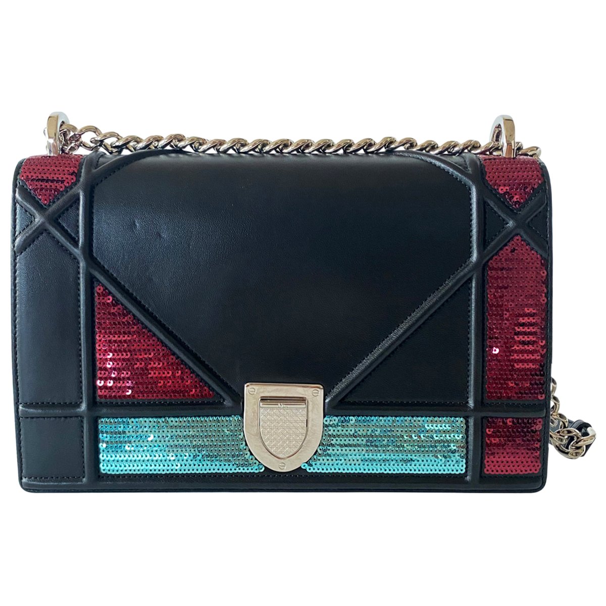 Diorama leather crossbody bag