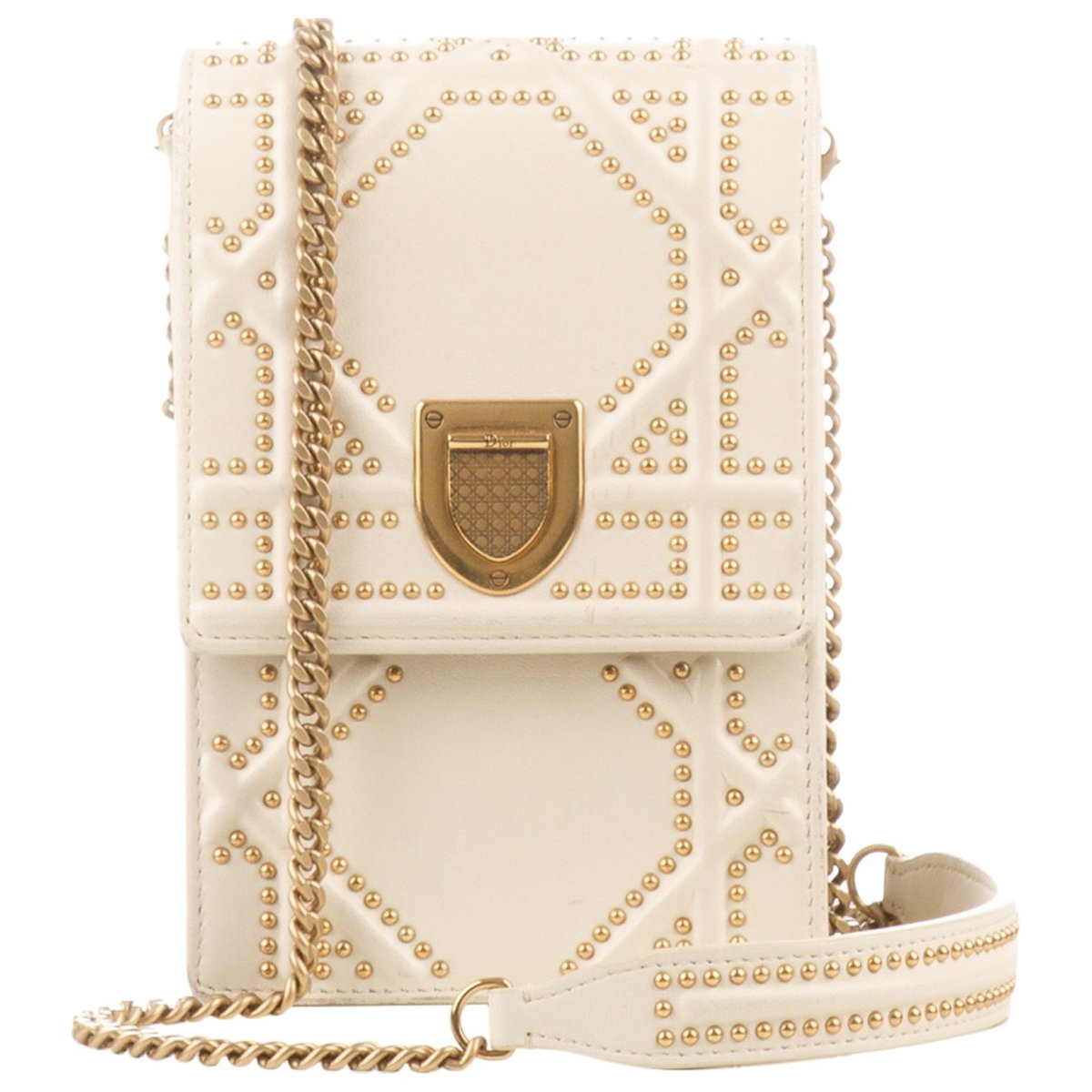 Diorama Vertical leather crossbody bag