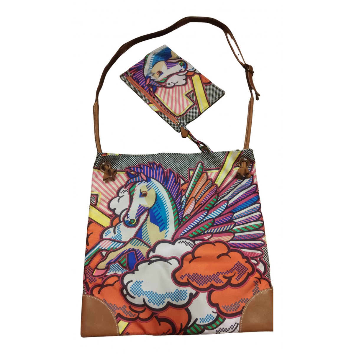 Silk City silk crossbody bag