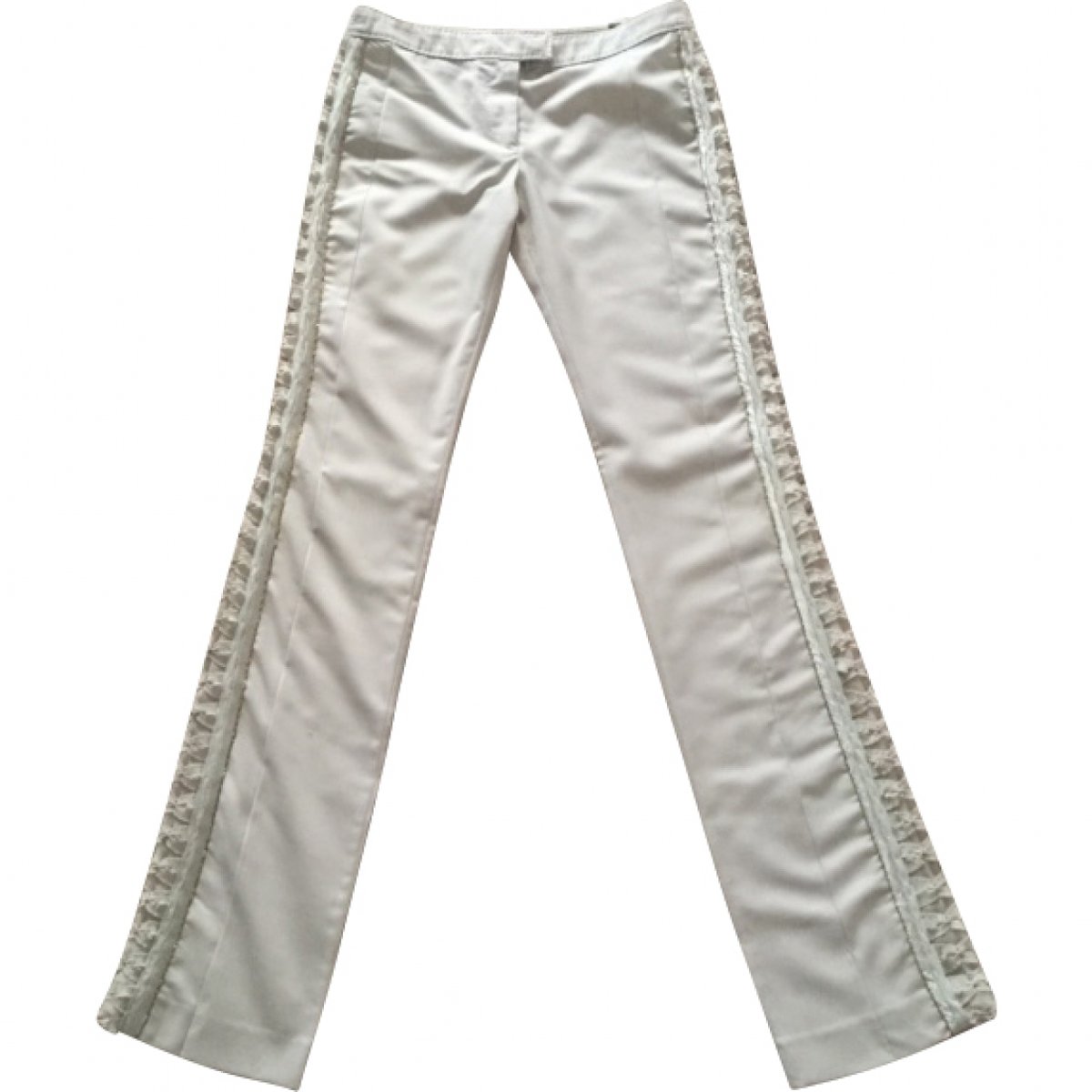 Boy silk straight pants