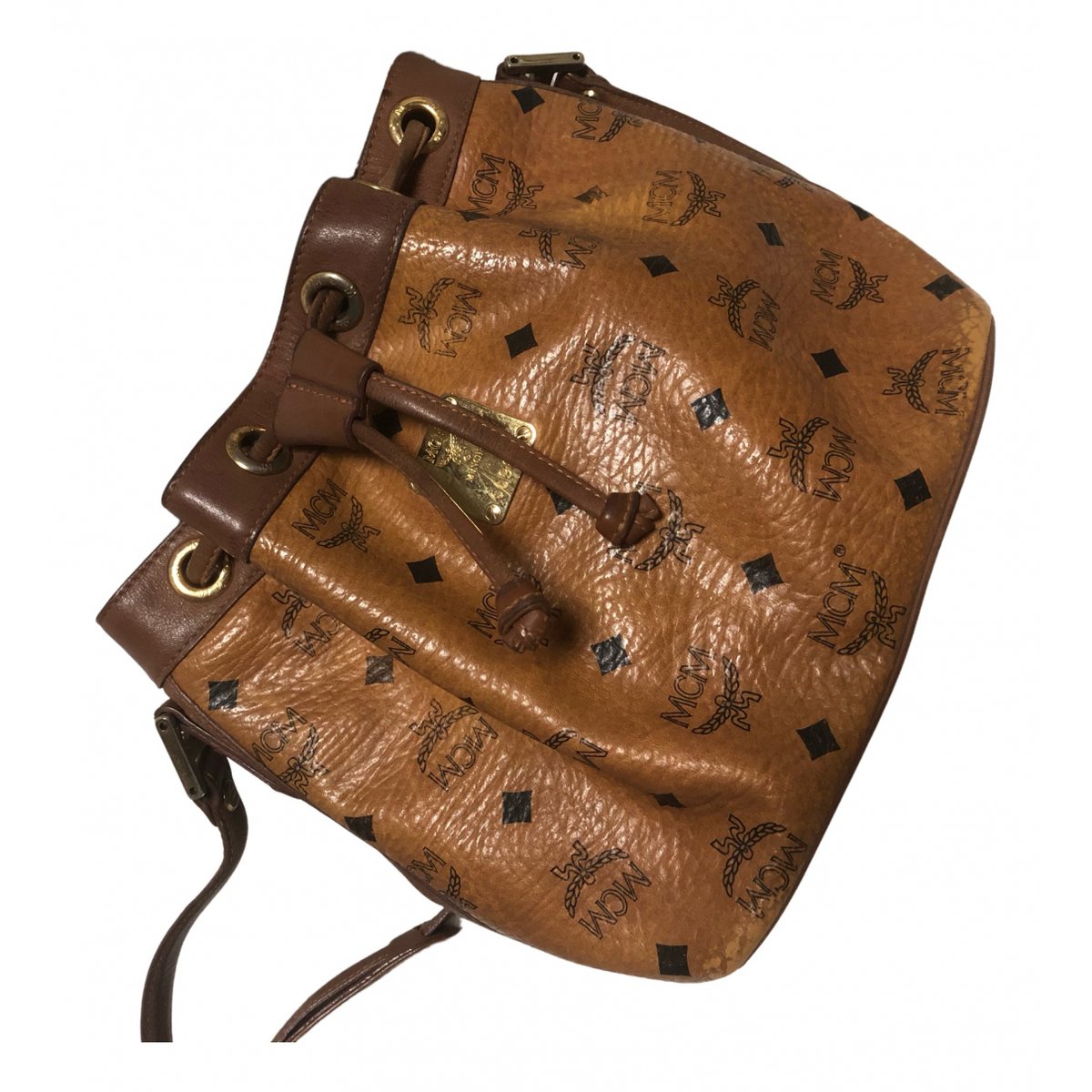 Heritage Drawstring leather crossbody bag