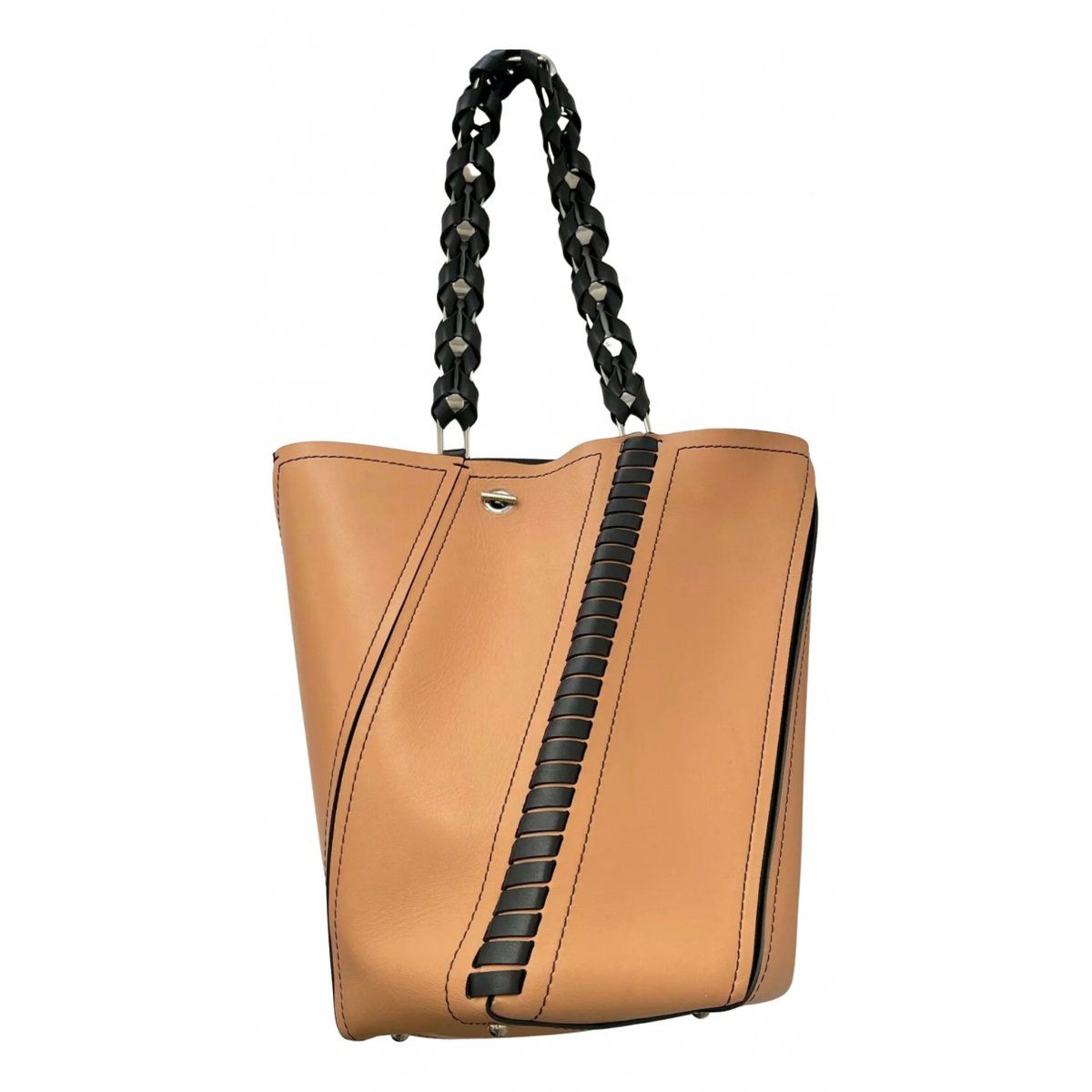 Hex leather tote