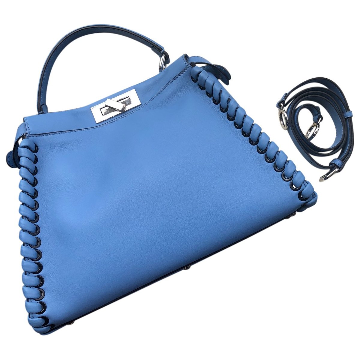 Peekaboo leather handbag