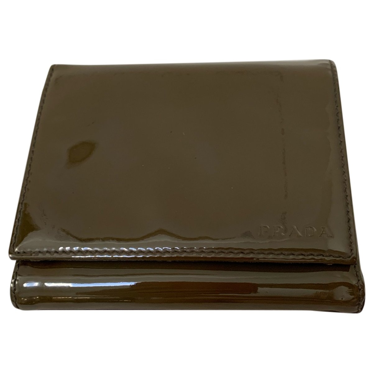 Tessuto patent leather purse