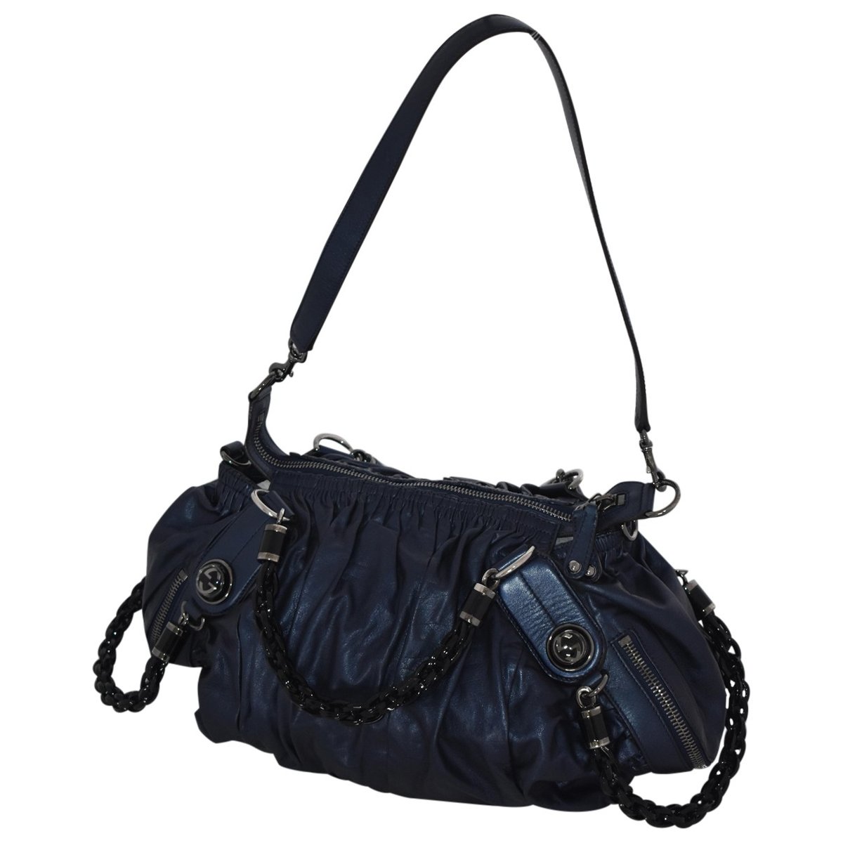 Hobo leather handbag