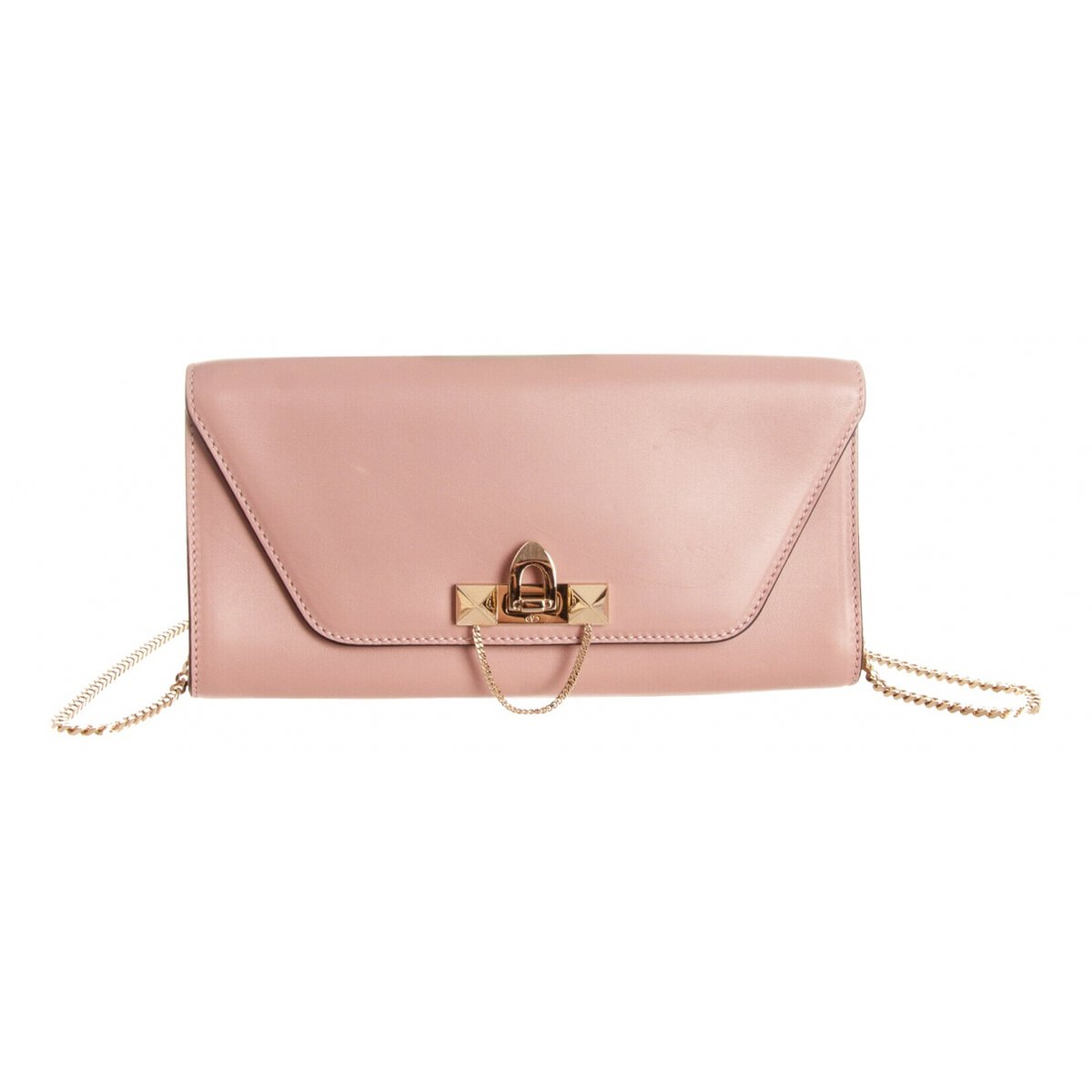Demilune leather handbag