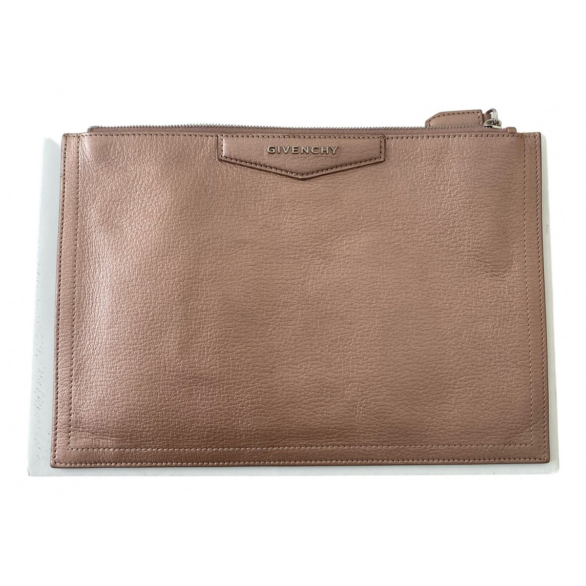 Antigona leather clutch bag