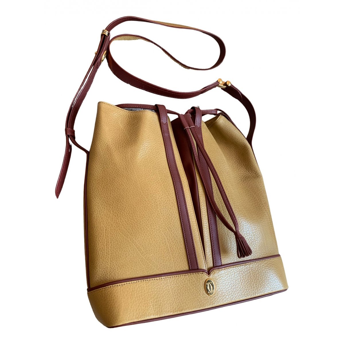 Seau leather handbag