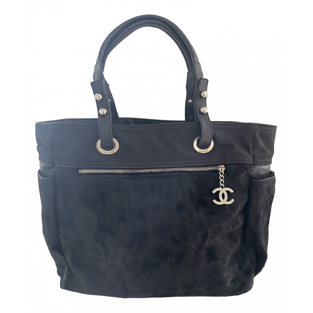 Paris-Biarritz pony-style calfskin tote