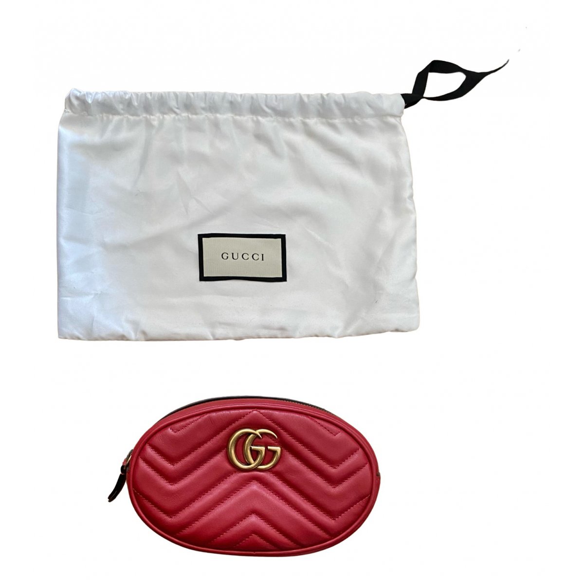 GG Marmont Oval leather handbag