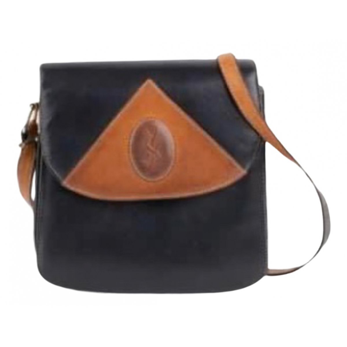 Messenger leather handbag