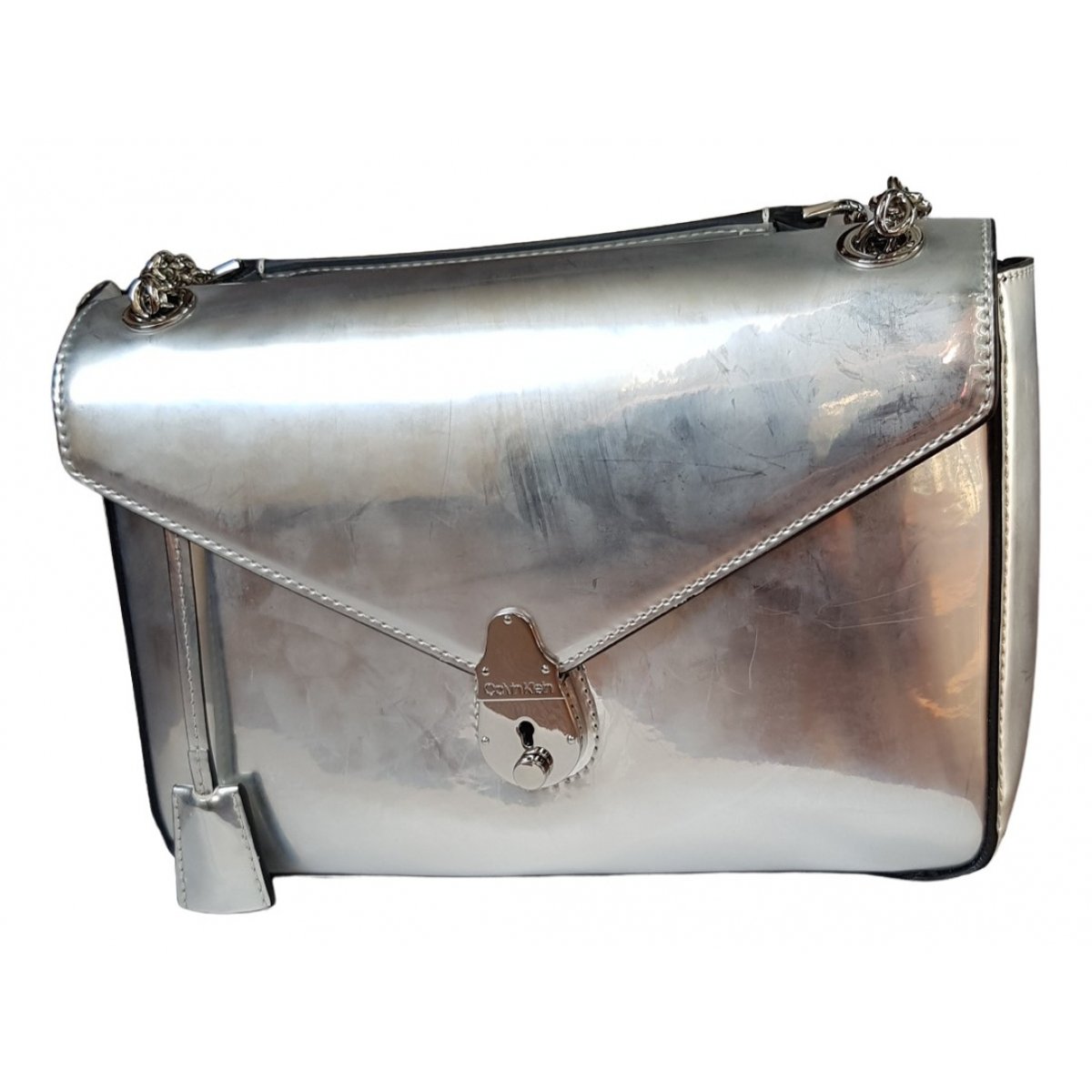 Patent leather handbag