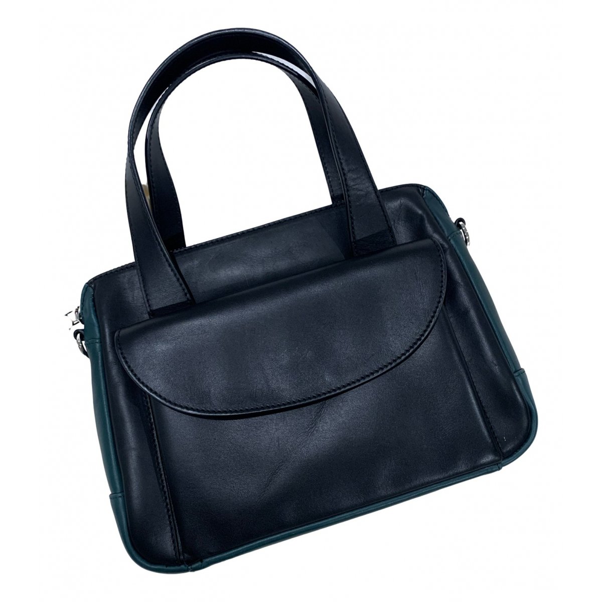 Trunk leather handbag