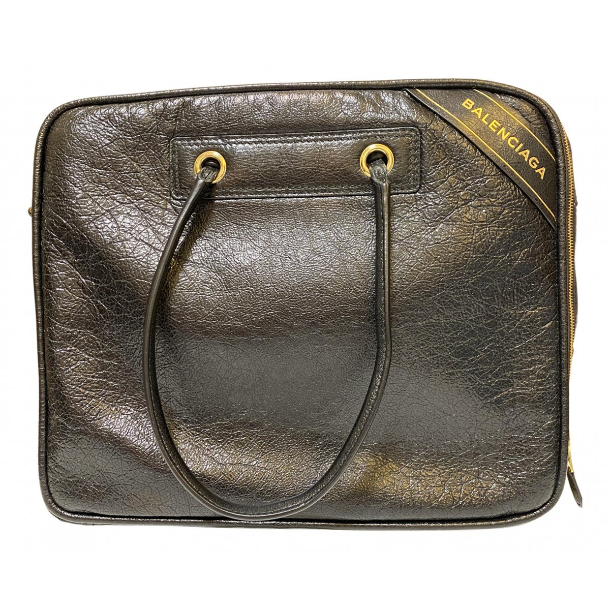 Blanket leather handbag
