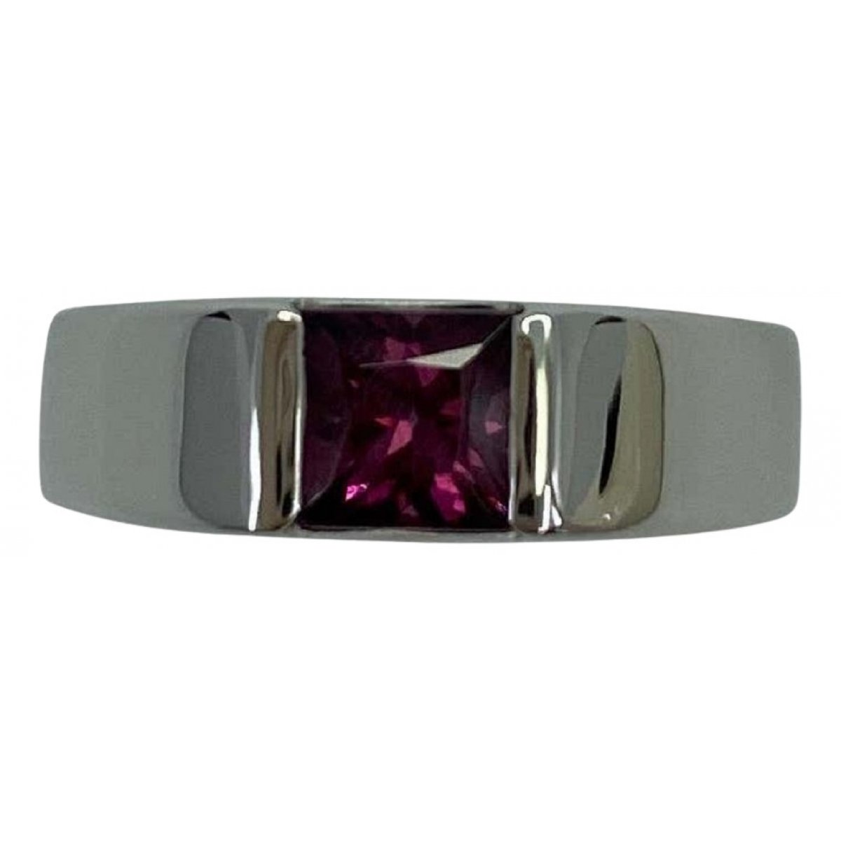Tank white gold ring