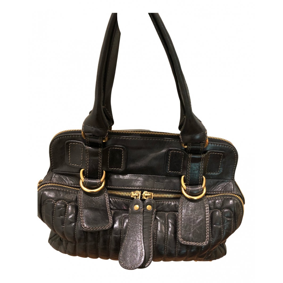 Bay leather handbag